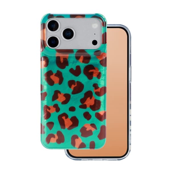 iPhone 17 Pro / 18 Pro - Pearl Shine Animal pattern cover - Crazy Cheetah