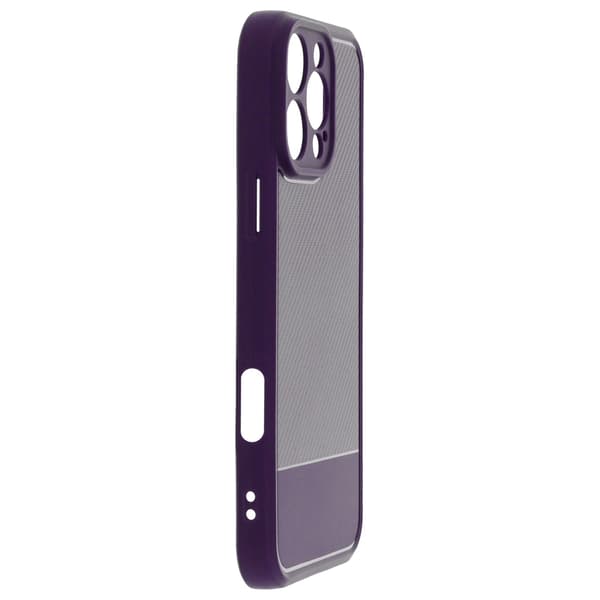 iPhone 16 Pro Max - Fleksibel Carbon Blød TPU Cover - Lilla