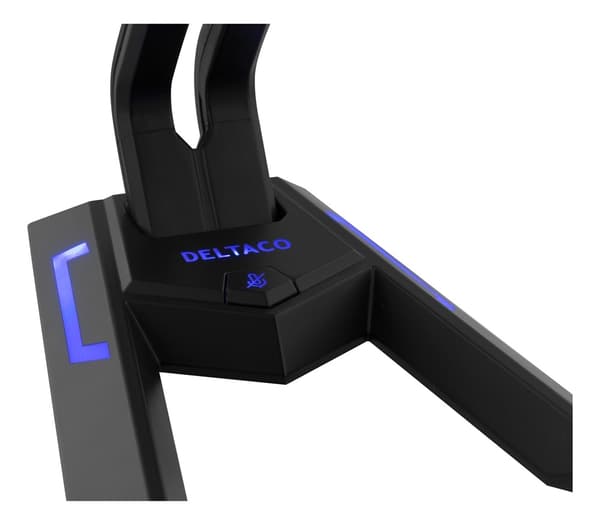 Deltaco USB-pöytämikrofoni – 100Hz–1kHz – -21dB – Säädettävä – Plug & Play