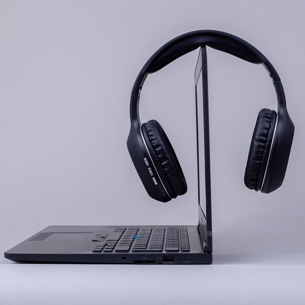 FOREVER Trådløse Bluetooth 5.1 Hovedtelefoner, AUX, Med Mikrofon Sort