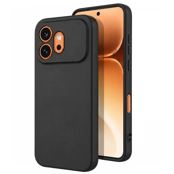 Honor 600 - Silikone Mat TPU Blødt Cover - Sort