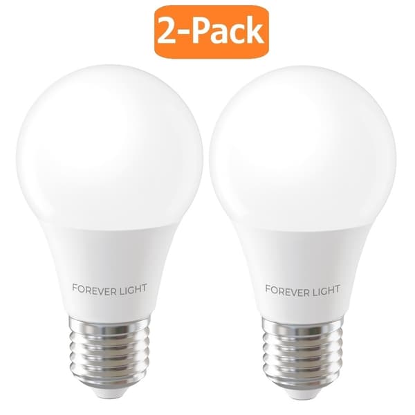 [2-PACK] Forever Light LED E27 A60 Glödlampa 7W 806lm 6000K Kallvit 60W Ekvivalent