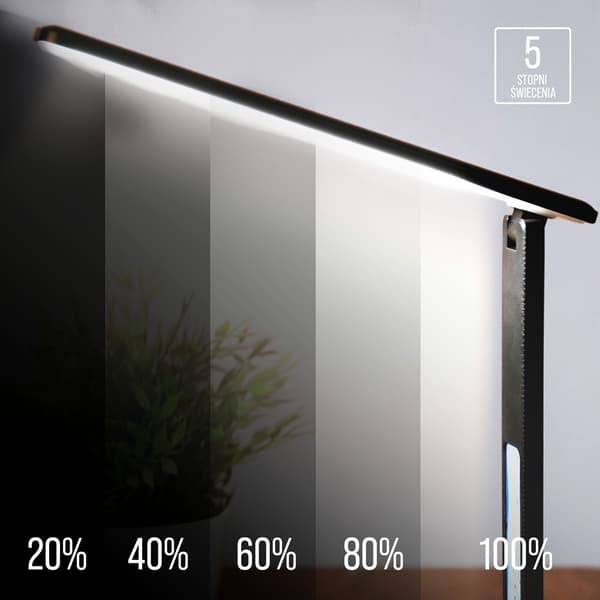 Huslog multifunktionel lampe med ur / Trådløs oplader til Apple Samsung