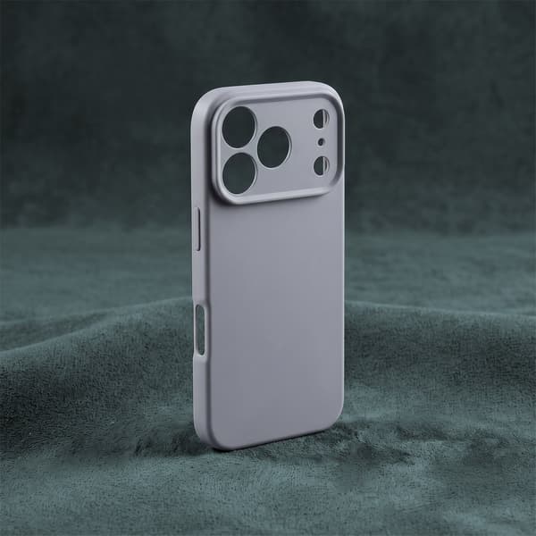 iPhone 18 Pro / iPhone 17 Pro - Silicon Matt TPU Mjuk Skal - Silver