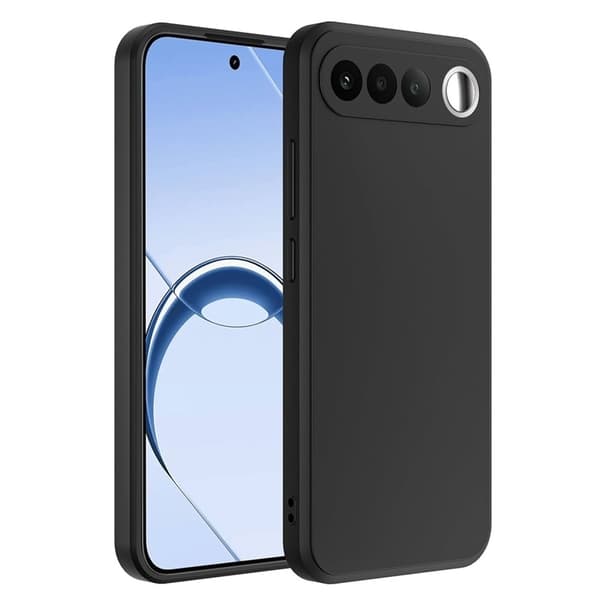 Realme 16 5G - Mat TPU Blødt Cover - Sort