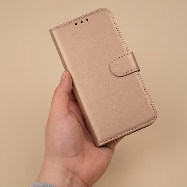 Xiaomi Redmi Note 13 5G - Smart Classic Mobilplånbok Guld