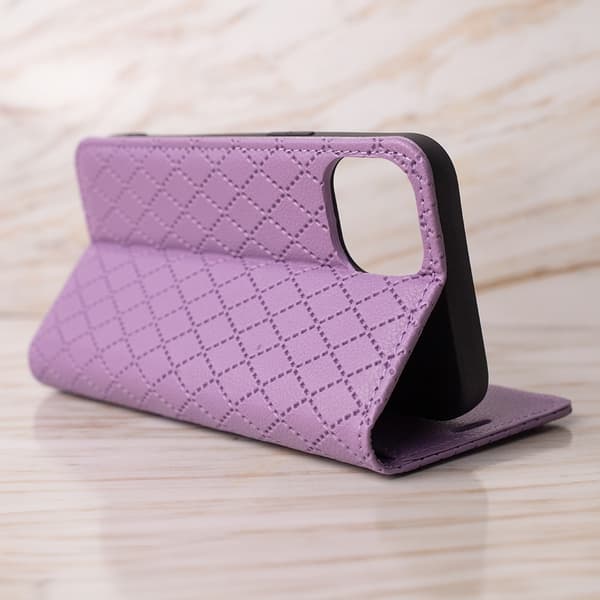 iPhone 16 Pro Max - Smart Caro Mobiililompakko Lila