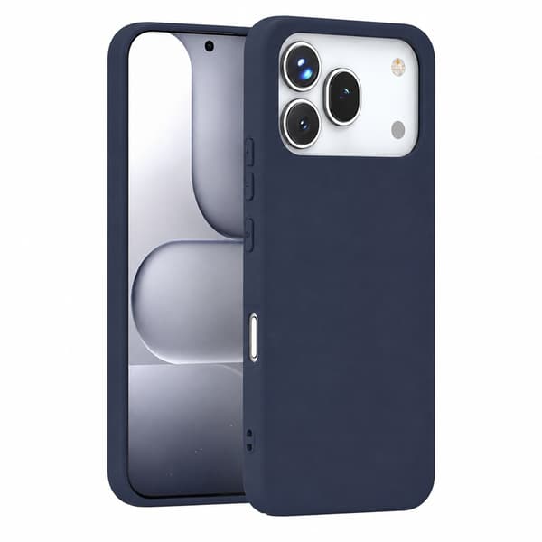 Honor 600 Pro - Mat TPU Blødt Cover - Mørkeblå