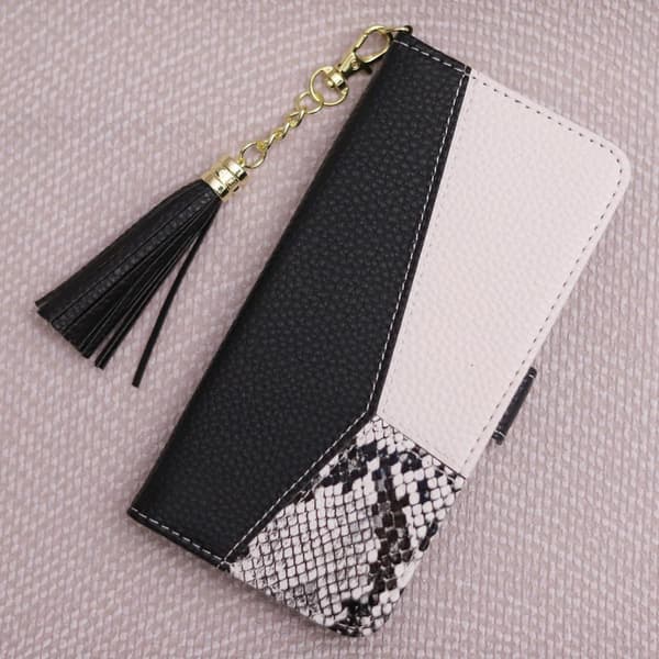 iPhone 14 Pro - Smart Charms Kotelo Mobiililompakko Musta
