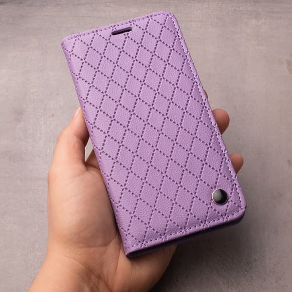 iPhone 16 Pro Max - Smart Caro Mobiililompakko Lila