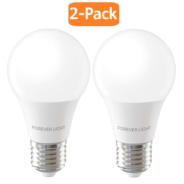 [2-PACK] Forever Light LED E27 A60 Glödlampa 7W 806lm 4000K Neutralvit 60W Ekvivalent