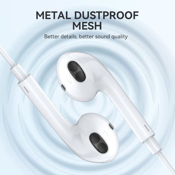 Kompatibel iPhone Lightning in-ear hörlurar, För iPhone 7 till iPhone 14