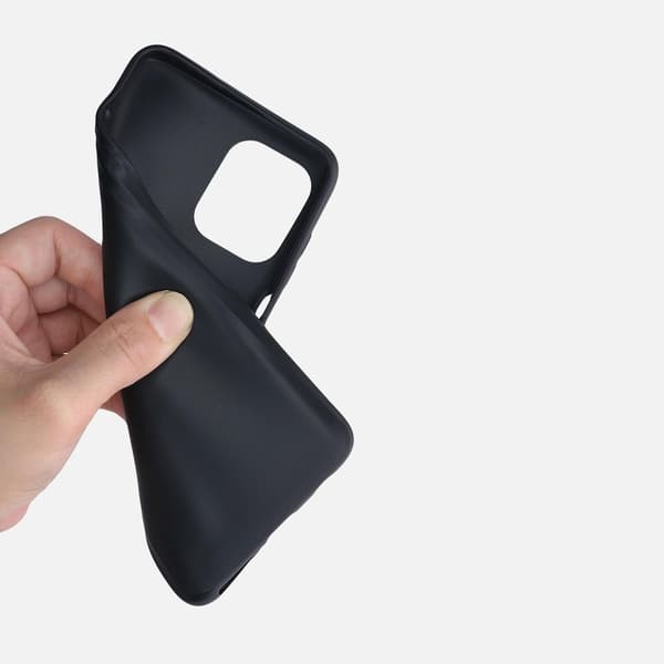 iPhone 16 - Matta TPU Pehmeä Kuori - Musta