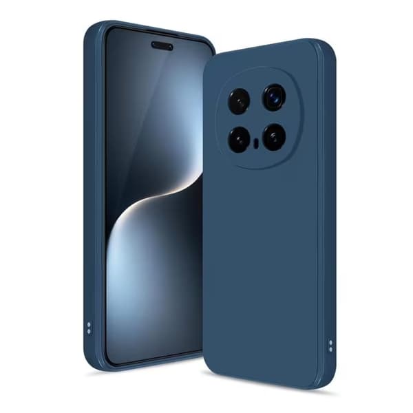 Honor Magic 7 Pro - Ekstra Stødsikkert Mat Silikone Blødt Cover mørkeblå