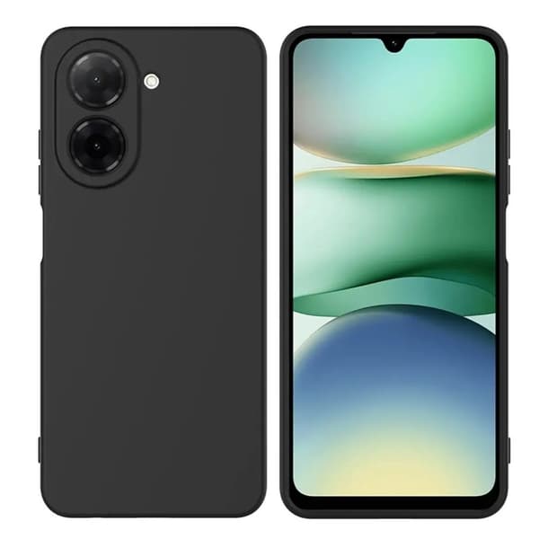 Xiaomi Redmi A7 Pro - Mat Silikone TPU Blødt Cover Sort