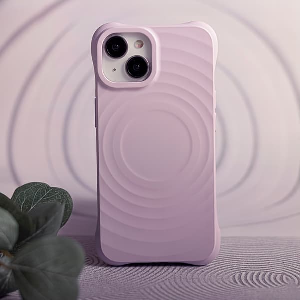 iPhone 15 Pro - MagSafe kompatibel Circle Mag Cover Lyslilla