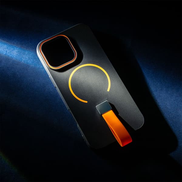 iPhone 17 Pro Max - Loop Thin Mag MagSafe cover med fingerholder Sort