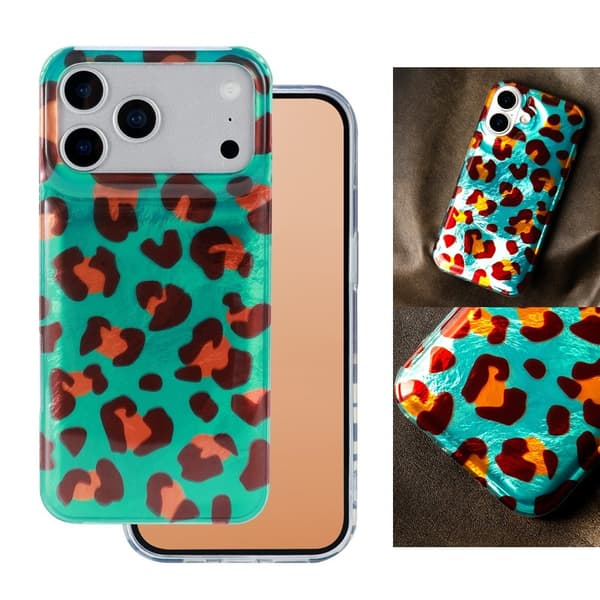 iPhone 17 Pro / 18 Pro - Pearl Shine Animal pattern cover - Crazy Cheetah