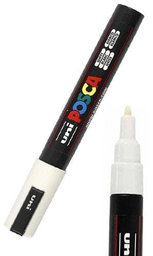 Posca Marker Medium Bullet PC-5M - White