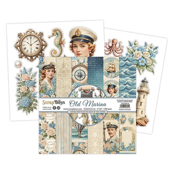 Paper Pad 6x6 - ScrapBoys - Old Marina