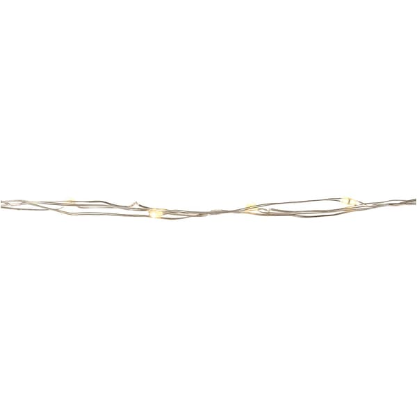 LED ljusslinga - L: 3,15 m - Silver
