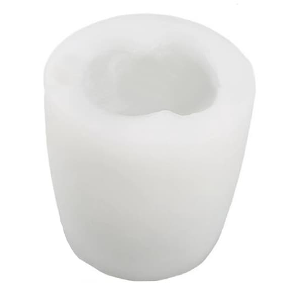 Silikonform Ljusformar - Liten Tomte Med Julklocka - H: 6 cm