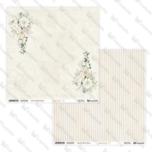Paper Pack 12x12 Tum - Simple Story 4 - ScrapAndMe