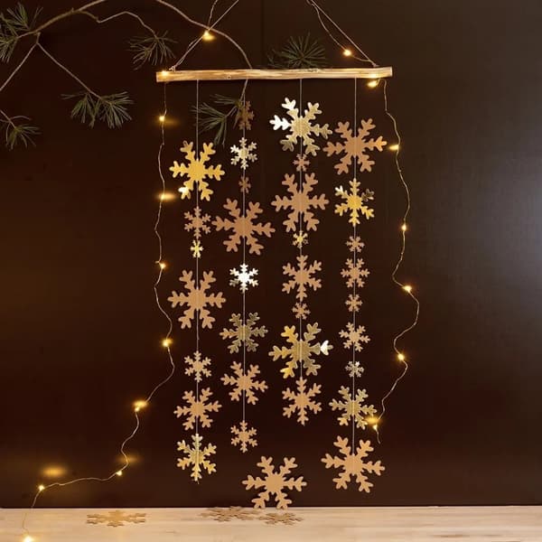 LED ljusslinga - L: 3,15 m - Guld