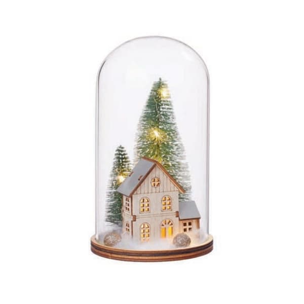 Miniatyr Hus av Trä I - Höjd 5 cm