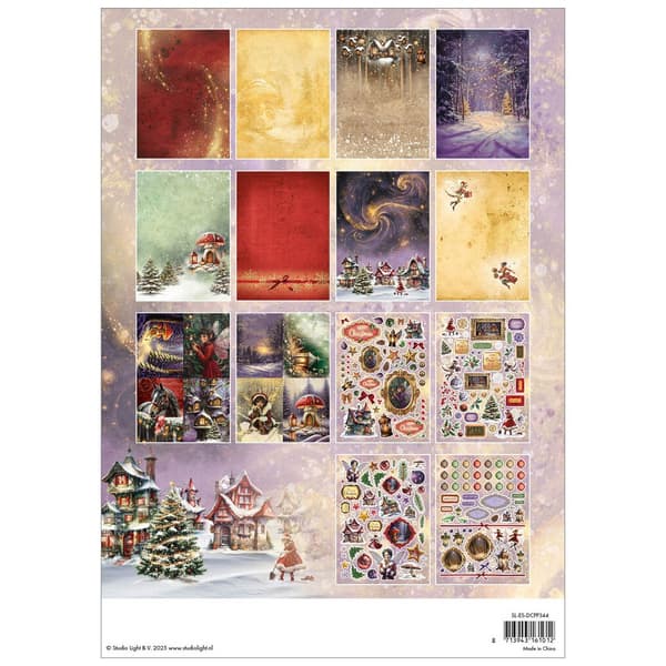 Paper Pad A4 - Fairy Christmas - Essentials Die Cut - Studio Light