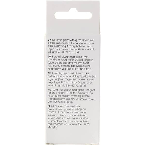 Keramikglasyr Rose - Täckande 60 ml