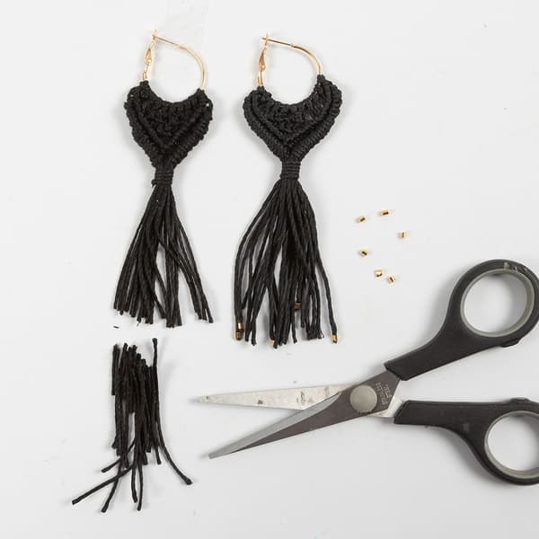 Mini DIY Kit Smycken - Makramé Boho Örhängen 3 par
