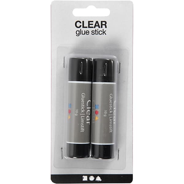 Clear limstift - Runda - 2 st á 10 g
