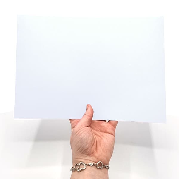 Pärlemo Papper A4 - Isblå - 20 ark - 220g