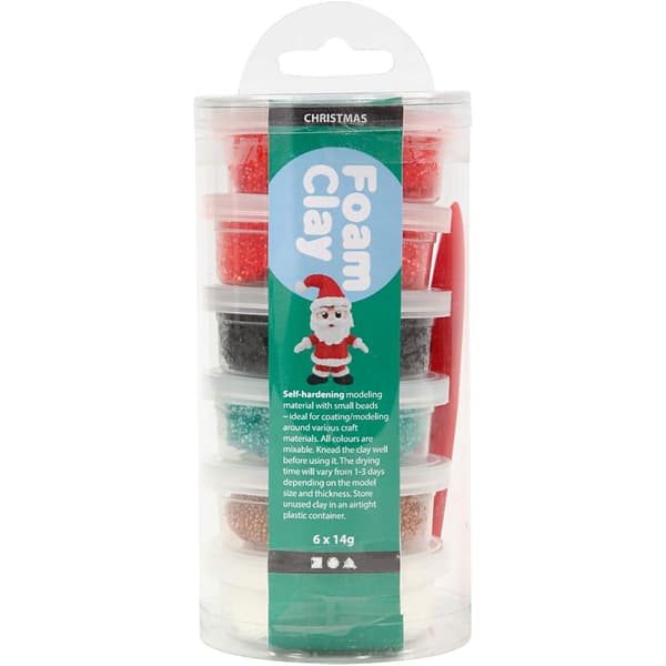 Foam Clay Lera - 6-pack - Christmas Set