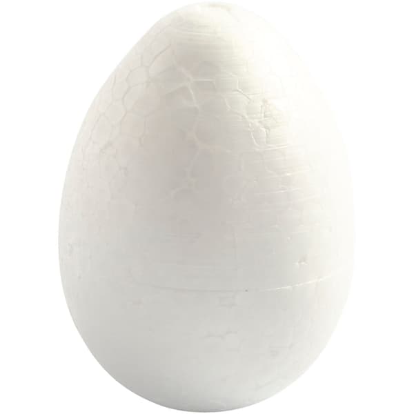 Frigolit Ägg - Höjd: 10 cm - 5 st