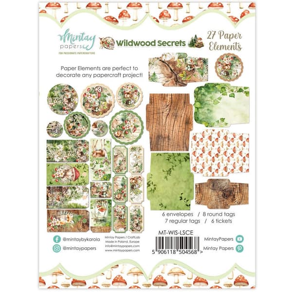 Die Cuts Elements - Mintay Papers - Wildwood Secrets