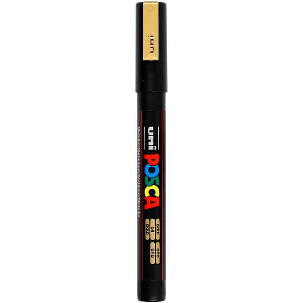 Posca Marker Fine Bullet PC-3M - Gold