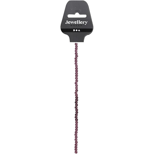 Glaspärlor - Lila - 4 mm - 45 st