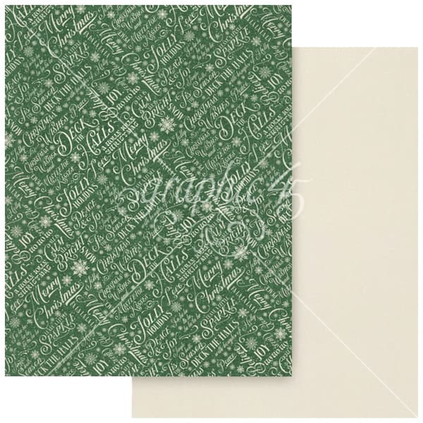 Paper Pad 8.5x11 Tum - Patterns & Solids Pack - Deck the Halls - Graphic 45