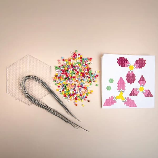 Rörpärlor Pyssel Set Playbox - Blommor - 5000 Pärlor