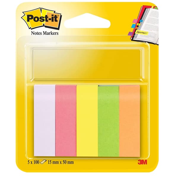 Post-it Märkflikar - 15x50 mm - 500 st