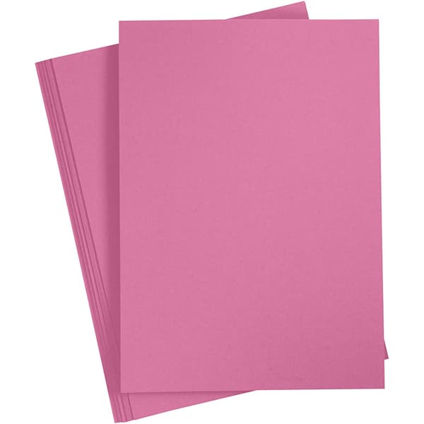 Strukturpapper A4 10-Pack - Cerise - 220g