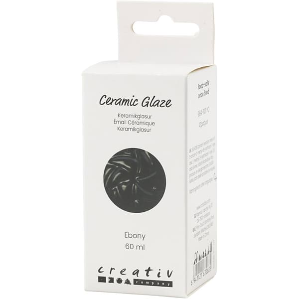 Keramikglasyr Ebony - Täckande 60 ml