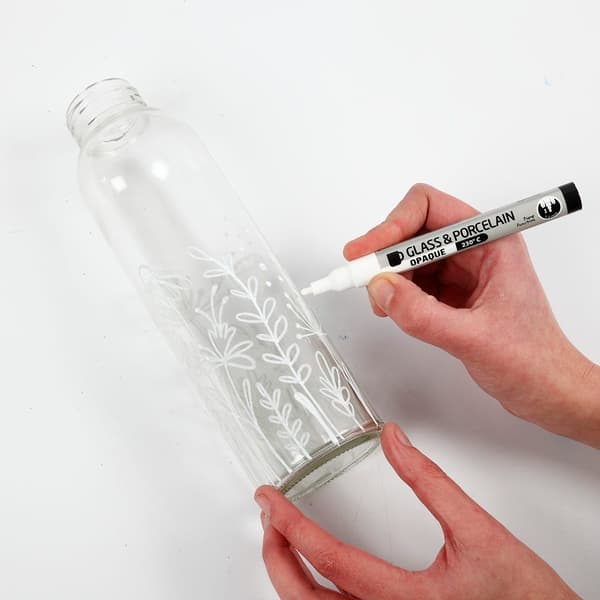 Vattenflaska av Glas Med Bambu-kork - 500 ml
