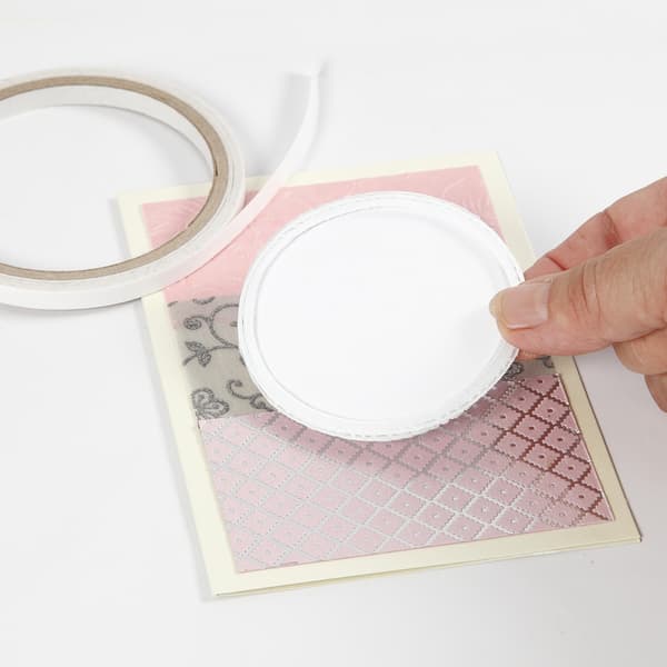 Dubbelhäftande 3D Foam - Vit - 2mm - 5 ark