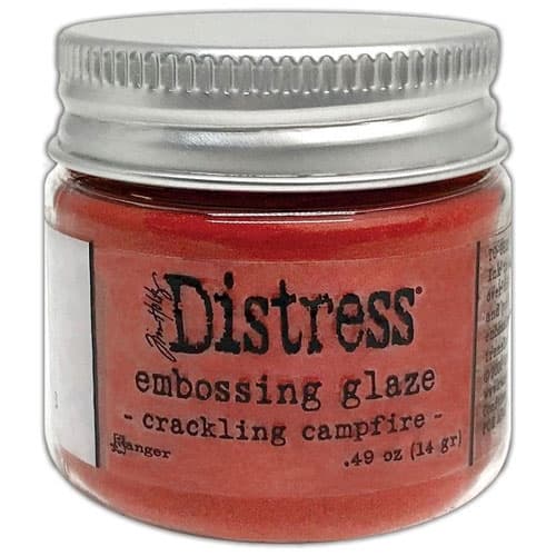Distress Embossing Glaze - Crackling Campfire