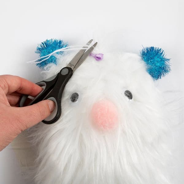 Mini DIY Kit Sömnad - Monster Fluffy - Höjd: 20 cm