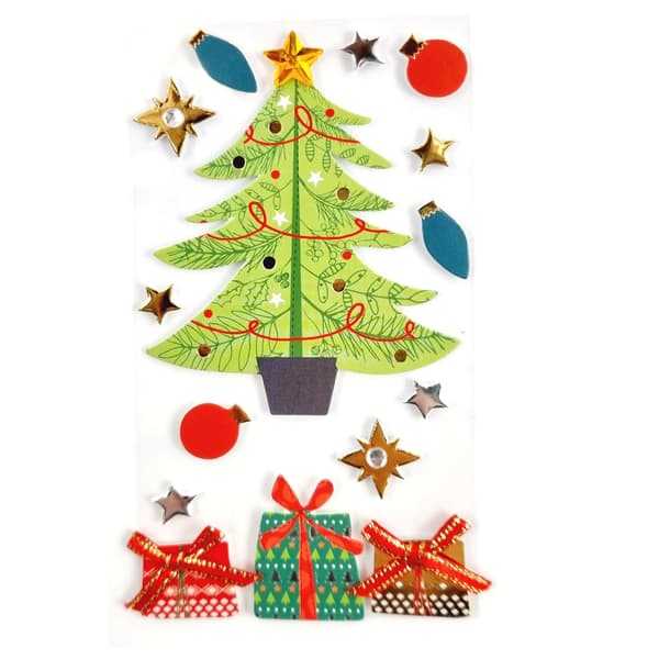 3D Stickers Mix - Christmas Tree - Heyda