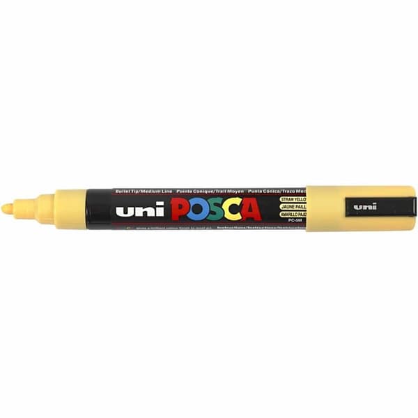 Posca Marker Medium Bullet PC-5M - Straw yellow